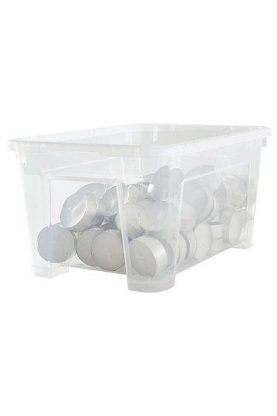 IKEA Samla Transparent Storage Container 5 Lt 70102972