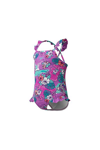 SPEEDO Speedo Digi Frill Trsp if Purple Children's Swimming Trunks 8-00314618239 Purple