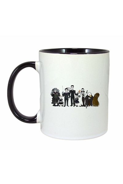 OEM Personalized Wednesday black handle mug, INOVATIX®. 330ml