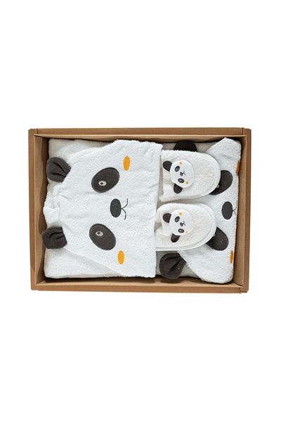 Bebitof Organic Panda Bathrobe Set