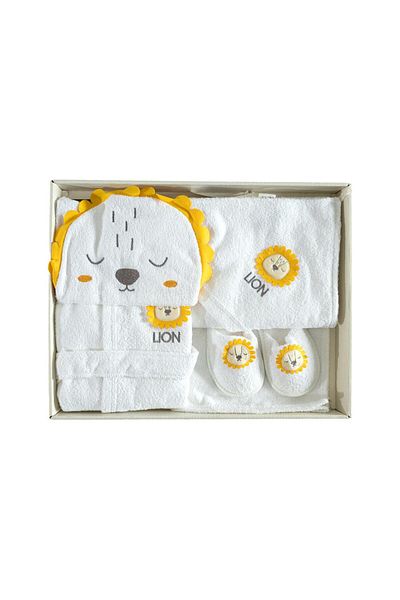 Bebitof Organic Lion Bathrobe Set