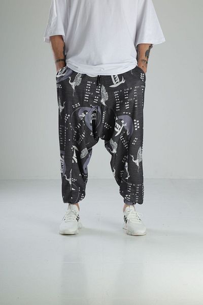 COCOPELLI Gray Chinese Sports Shalwar