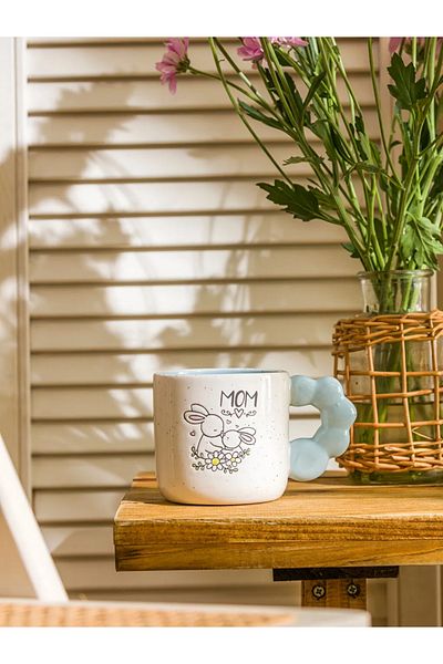 LC Waikiki Lcw Home Mixed Rabbit Printed Ceramic Mug 400 ml