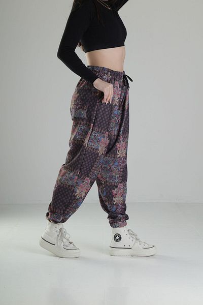 COCOPELLI Floral Patterned Jogger Pants