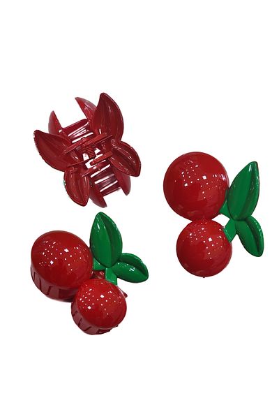 GÜLPEŞE Red Cherry Latch Buckle Glsp-954