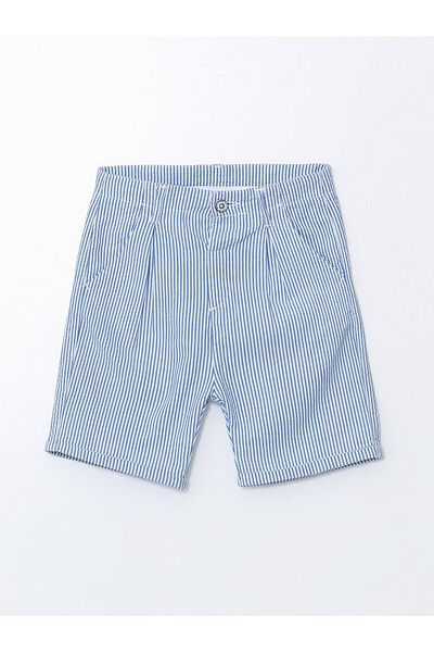 LC Waikiki Pantaloni scurți de buzunar pentru băiat din Gabardină în dungi LCW Kids (S5)