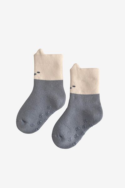 Katia&Bony Katiya&Bony Towel Baby Cute Teddy Bear 3-Pack Socket Socks