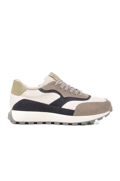 AYAKMOD Gray Genuine Leather Anatomical Men's Sneaker Xs2742 m