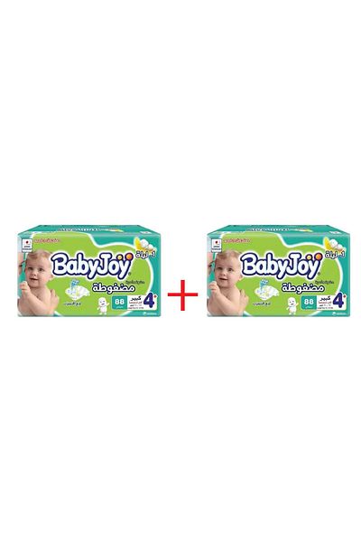 BabyJoy Baby Joy Diapers Box Size 4+ 88 Count + 88 Count