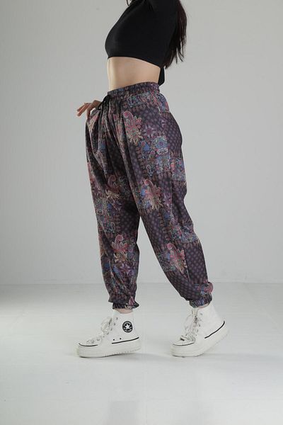 COCOPELLI Floral Patterned Jogger Pants