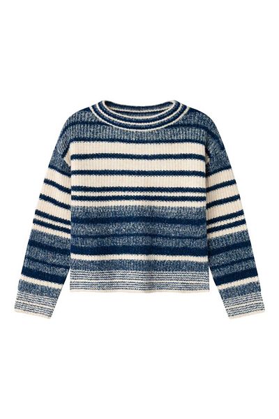 name ıt Girl's Blue Knitted Sweater