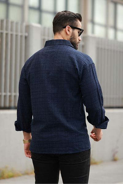 BASEL.CO Ежедневна риза Oversize от ленен микс