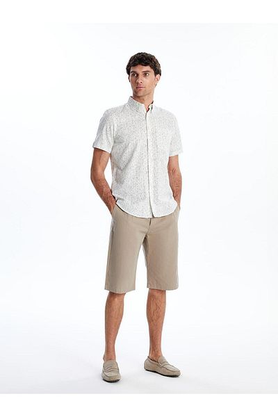 LC Waikiki Ανδρικό σορτς βερμούδας LCWAIKIKI Basic Comfortable Fit Gabardine (S5)