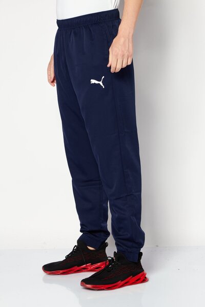 Puma Men Sportswear Fit Drawstring Training Track Pants, Navy Blue