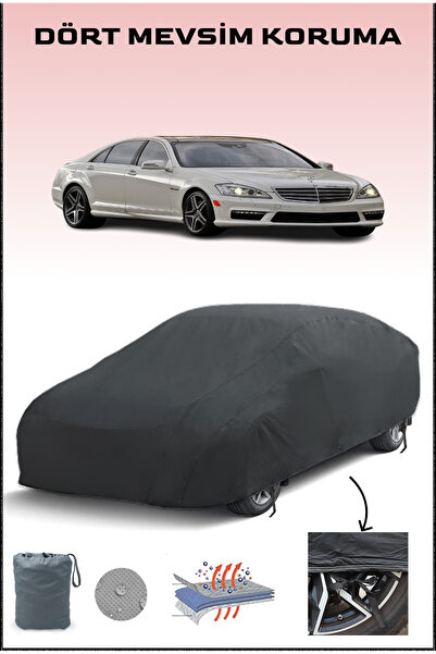 Breen Black, Mercedes S 65 Amg (W221) 2009 - 2013, Car Tarpaulin, Auto Cover, Car Tent