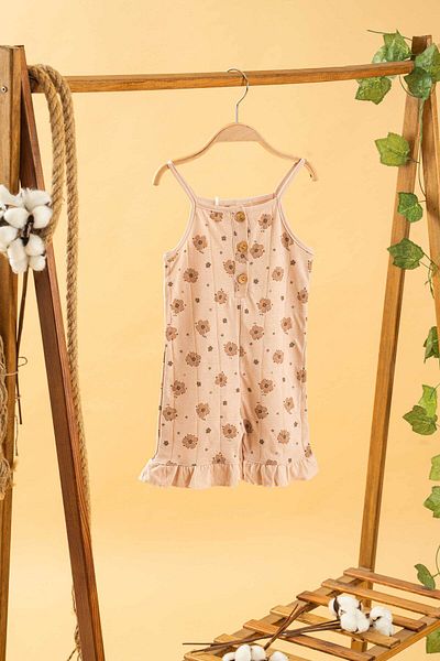 bombe Baby Kids Cotton Rope Strap Comfortable Jumpsuit Salopet Trend Fashion Bottom Top Suit Jumpsuit