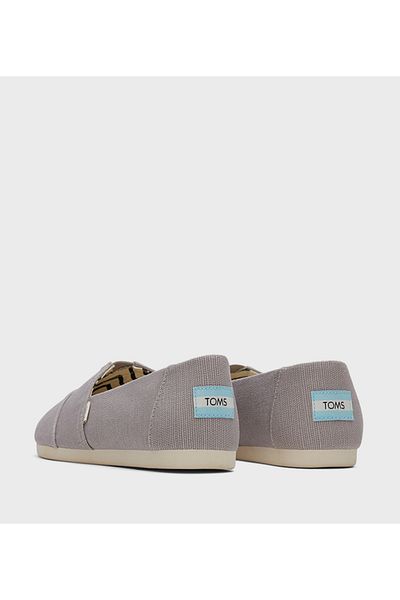 Toms Womens Toms Alpargata Heritage Canvas Slip-On Shoes Grey 10