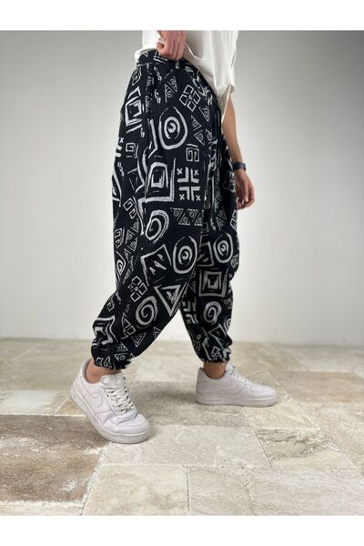 COCOPELLI Pleated Spiral Patterned Half Baggy