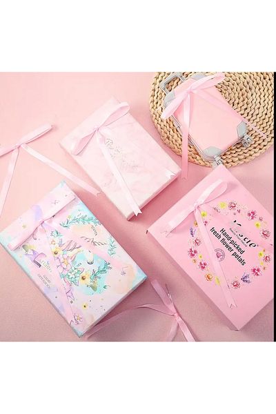 edalle 20Pcs Pink Satin Ribbon ,Gift Wrapping Cake Decoration Wedding Decoration Holiday Decoration
