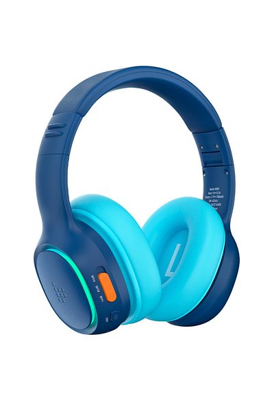 Tronsmart KH03 Kids ANC Bluetooth Headphones, Volume Control Wireless Headphones 70H Playtime (Blue)