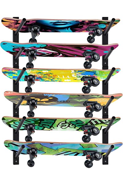 VipDeluXe BiJun Kaykay Duvara Montaj Rafı, Snowboard Duvara Montaj Rafı, Yata...