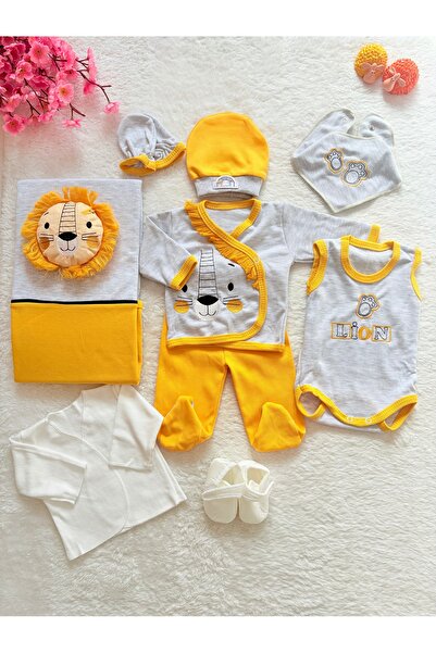 CONCON Aslan temalı yenidoğan hastane çıkışı bebek takımı