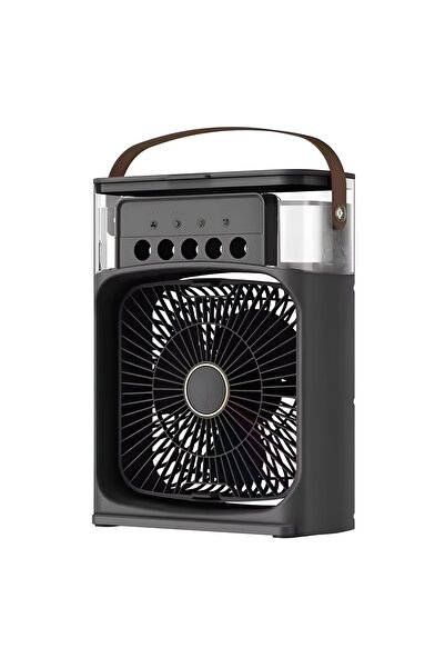 Aırstorr Işıklı Klima 600ml 5 Spreyli Vantilatör Buzlu Buharlı Mini Klima Min...