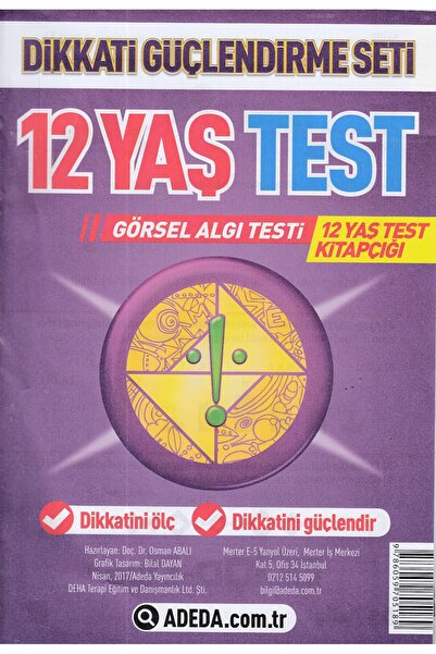 İthaki Yayınları Комплект за укрепване на вниманието: Тест за 12-годишни