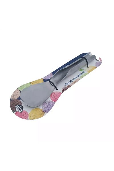 artizanmutfak Ice Cream Spoon with Metal Handle