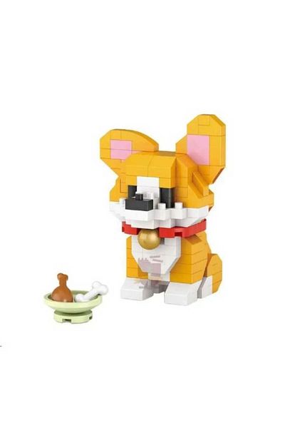 wakawakakidsstore Cute Cat/Dog Micro Block Building Set (Ages 14+) - Pink - 3-14 Years