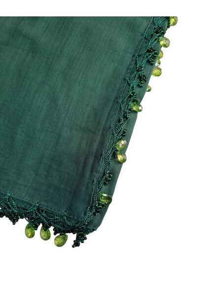 GÜNBATILI El Işi El Oyalı Düz Renk Damla Kenarlı Eşarp Yazma Yemeni Çeyizlik ...