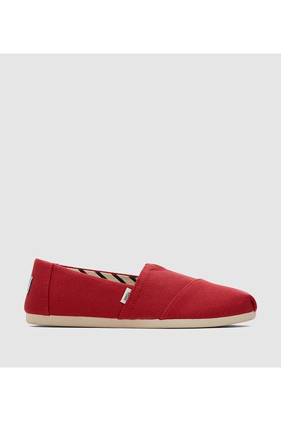 Toms Womens Toms Slip On Casual Sneakers Red 10