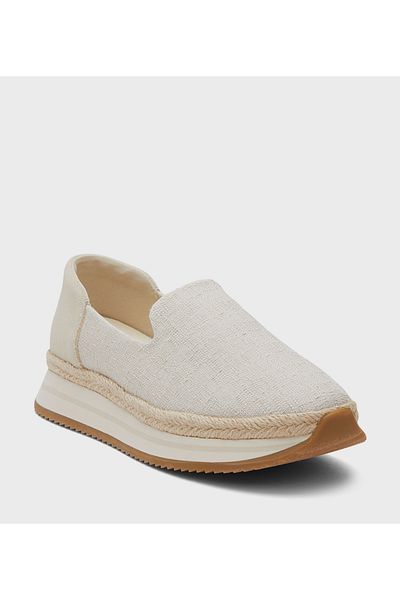 Toms Womens Toms Jocelyn Rope Detail Slip-On Shoes Beige 8.5