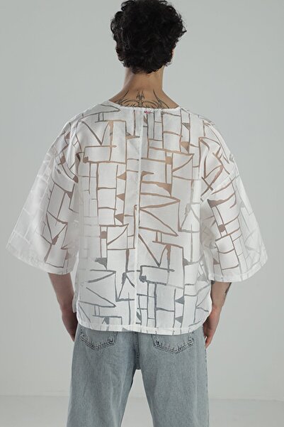 COCOPELLI Дизайн Fakir Kol Біла футболка