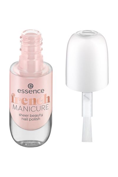 Essence مانيكير فرنسي طلاء أظافر شفاف 01