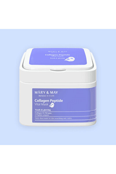 Mary & May Mască cu colagen și peptide, Mary & May, 30 buc