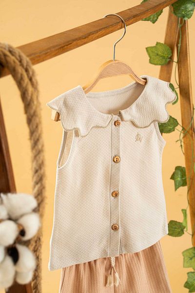 bombe Baby Kids Cotton Shorts Set of 2 First I'M Trend Fashion Bottom Top Set