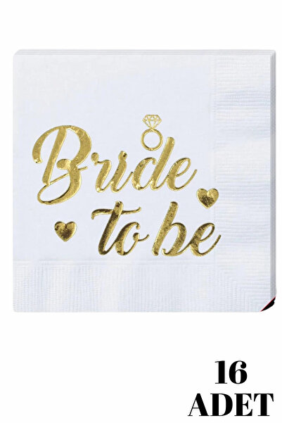 Baloncu Dede Bride To Be Yazılı Peçete Kadın Bekarlığa Veda Gelin Parti Kutla...