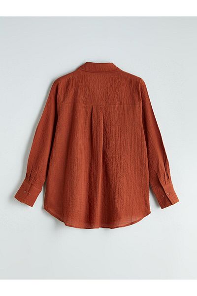 LC Waikiki Lcwaikiki Classic Textured Women's Shirt (S5)