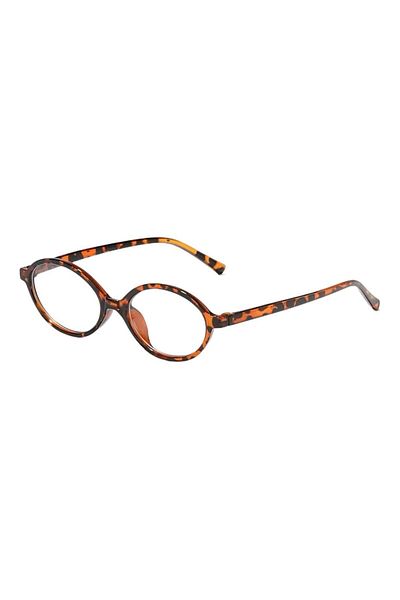 funeyes Miux Mi Leopard Trend Model Ellipse Oval Blue Light Protection Glasses Blue Block Screen Reading Glasses