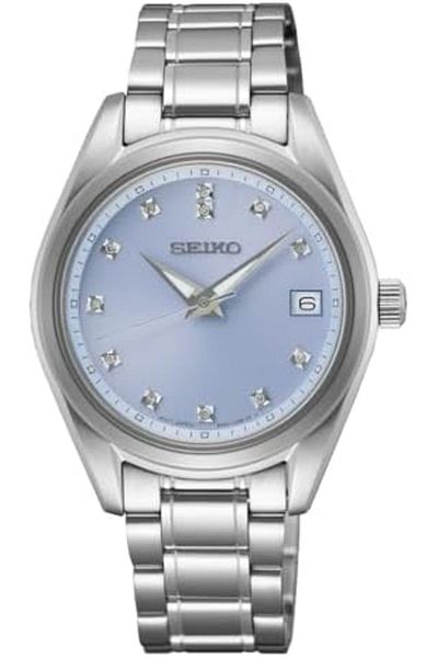 Seiko SUR581P1 Women's Analogue Quartz Watch with Stainless Steel Strap