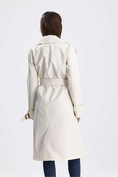 Parille Ecru Classic Belted Trench Coat