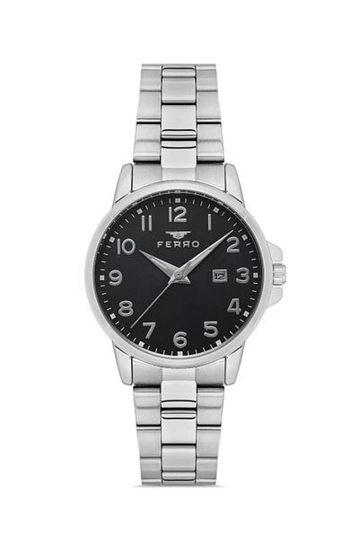 FERRO Silver Steel Cord Women's Wristwatch FL21393A-A2