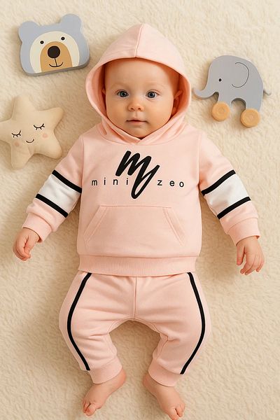 Babydonat Mini Zeo Patterned Cotton 2-Piece Baby Boy Set