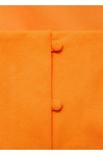 MANGO Woman Düğmeli pamuklu bluz