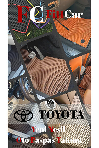 FittCar Suzuki SX4 S - Cross 2017 - 2024 Akıllı Oto Paspas Takımı Eva Mat Taba