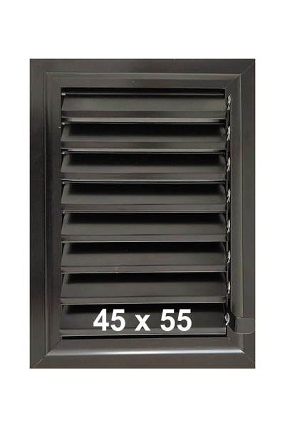 woodretro Banyo Tuvalet Menfezi Antrasit renk Yapıştırmalı