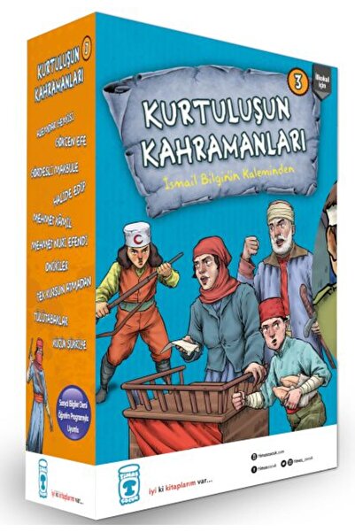 Timaş Çocuk Kurtuluşun Kahramanları 3 Seti (10 Kitap Takım)