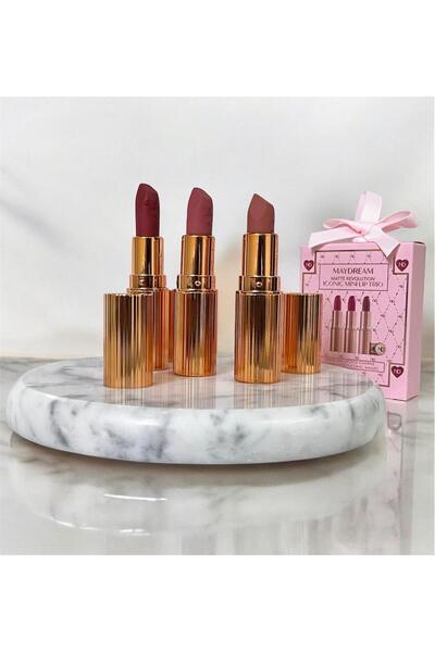 MAYDREAM أرواج كريمي ثابتة – 3 ألوان فخامة اللون وثبات يدوم