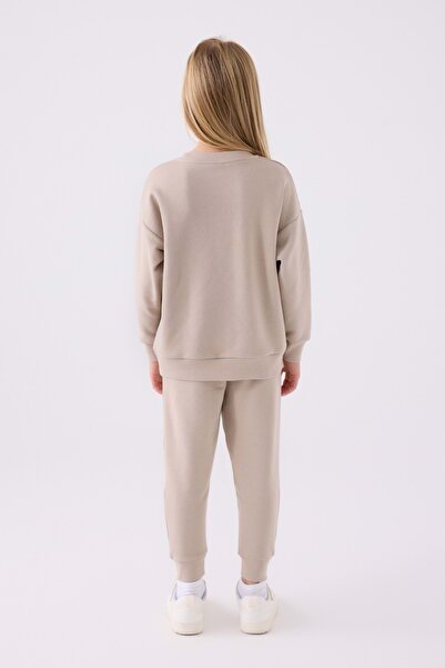 wakawakakidsstore Κοριτσίστικο κοστούμι φόρμας με κέντημα μπροστά